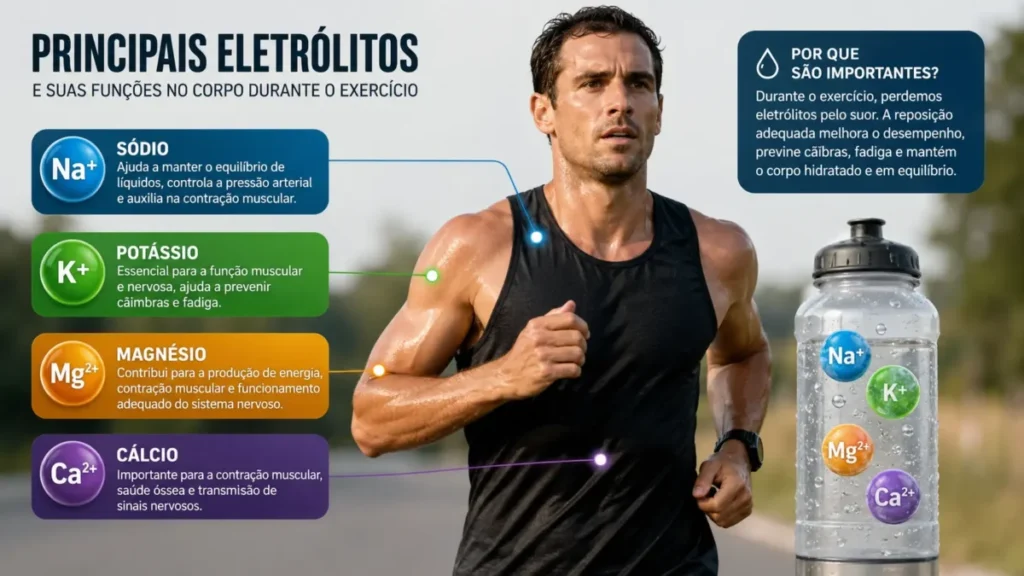 principais eletrolitos corrida funcao sodio potassio magnesio