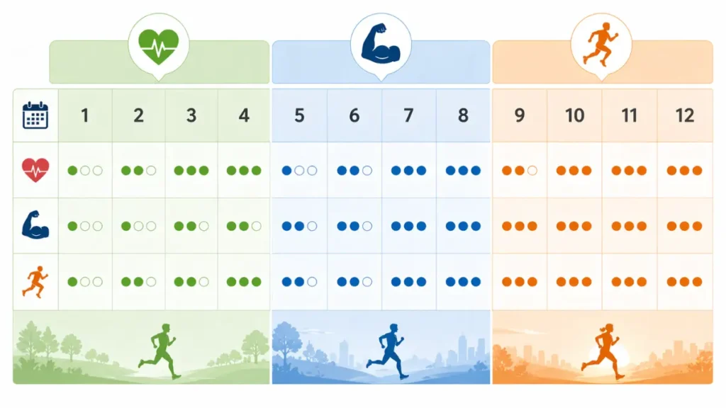programa 12 semanas corrida iniciante planilha treino