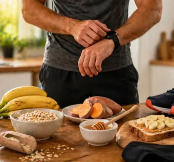 Alimentação saudável e preparação para treino