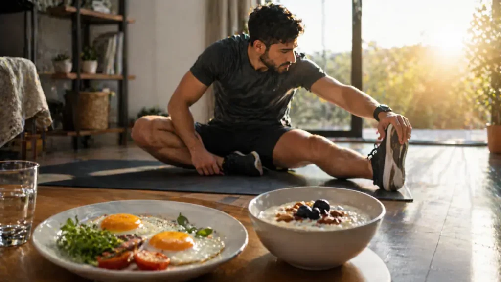 recuperação nutricional pós corrida em jejum proteína