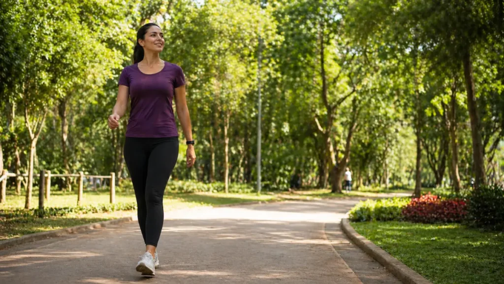 caminhada para emagrecer parque pista exercicio