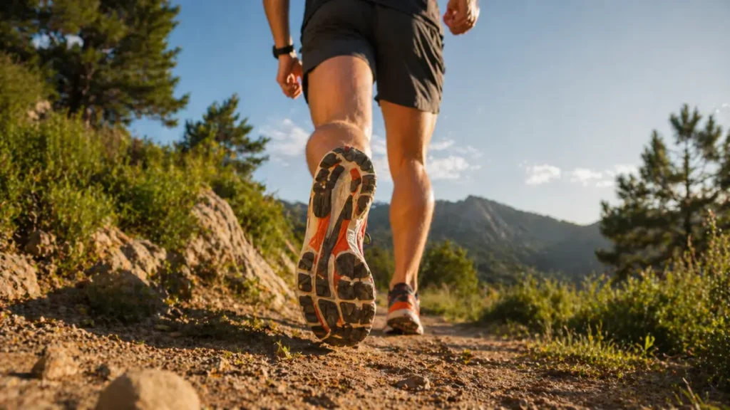 corredor trilha terra batida prevenção fascite plantar