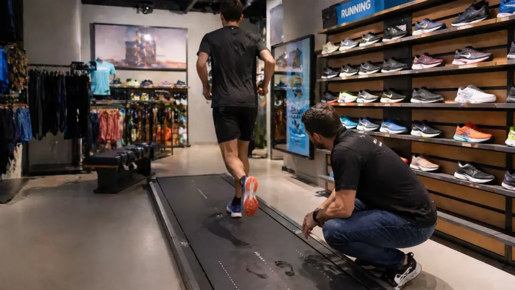 teste tênis corrida loja especializada análise pisada