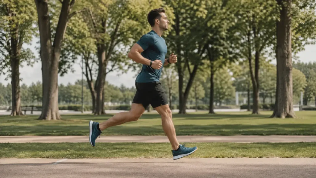 corredor com biomecânica correta evitando lesões na corrida