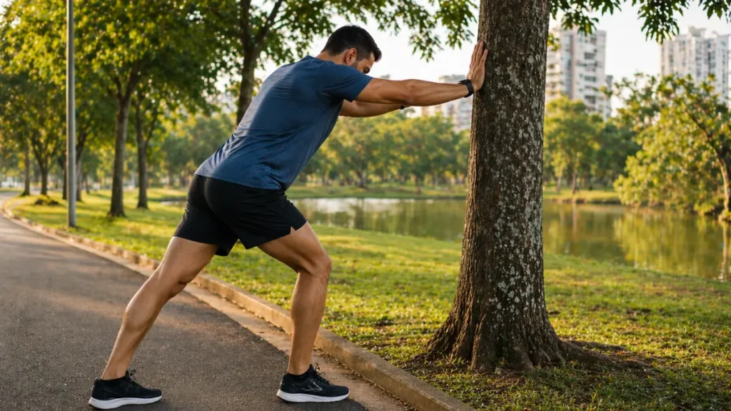 alongamento pós corrida recuperação muscular