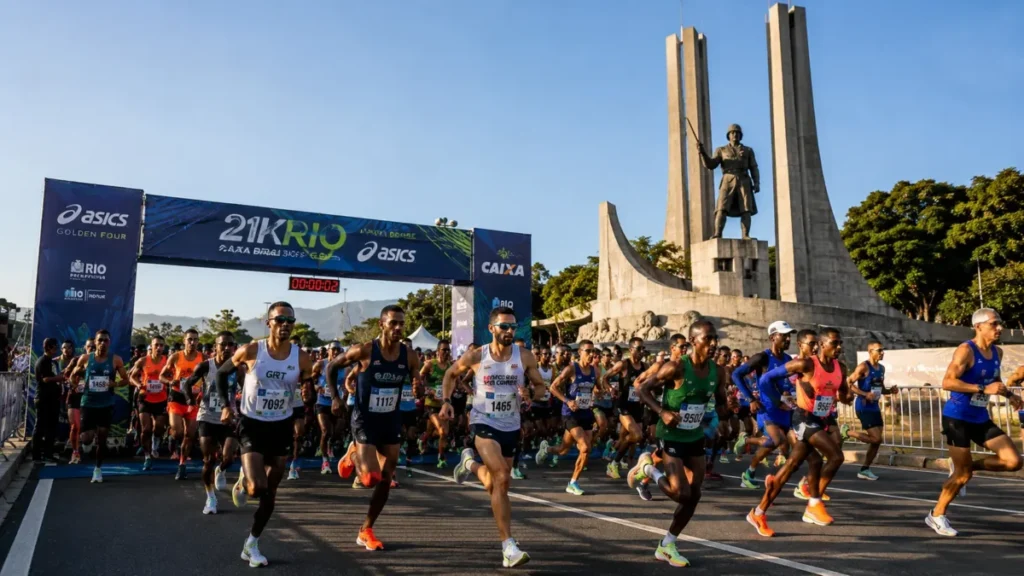 Asics Golden Run RJ 2026 — percurso no Aterro do Flamengo e Monumento aos Pracinhas