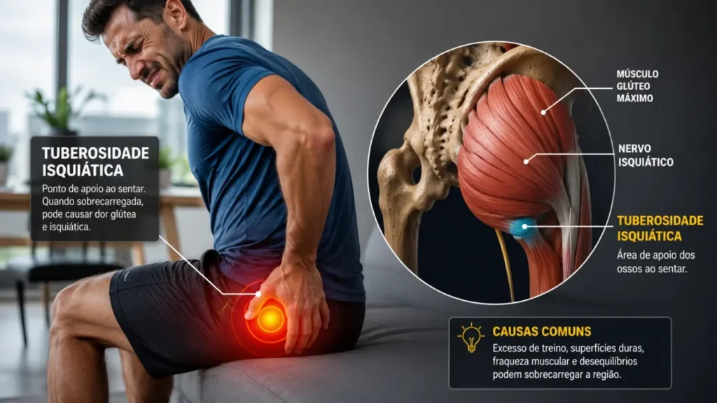 bursite quadril corrida — dor glútea profunda e tendinopatia isquiotibial proximal em corredores