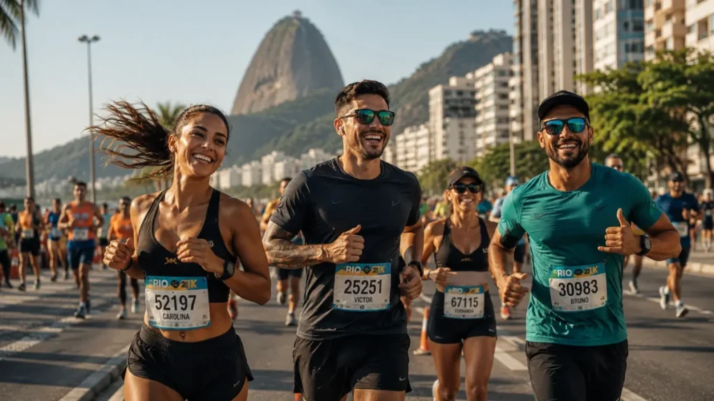corrida em grupo benefícios saúde mental e bem-estar
