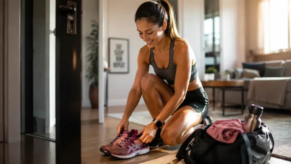 correr na menstruação — preparação para treino durante o período menstrual