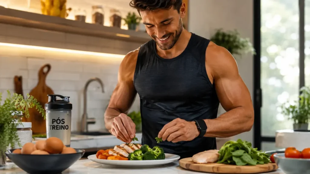 proteína para corredores — refeição de recuperação com fontes proteicas de alta qualidade