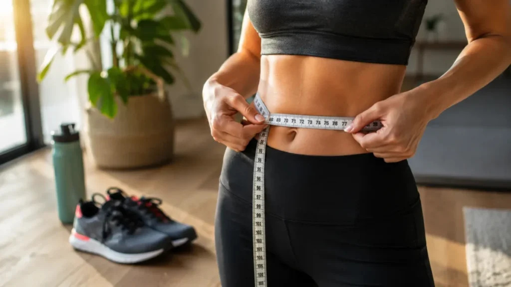 como medir progresso de perda de peso com corrida além da balança