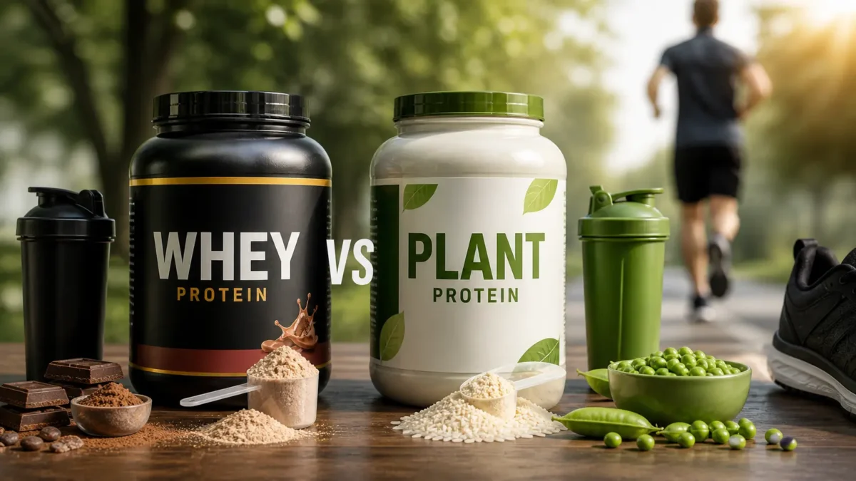 Proteína para Corredores: Whey ou Vegetal — Qual Escolher?