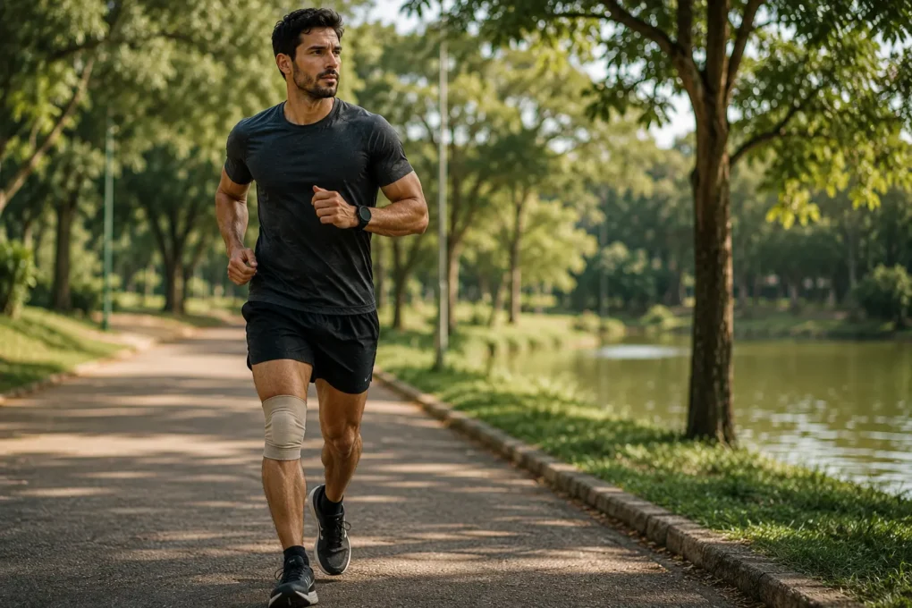 evolução corrida iniciante — retorno progressivo ao treino após lesão com carga controlada