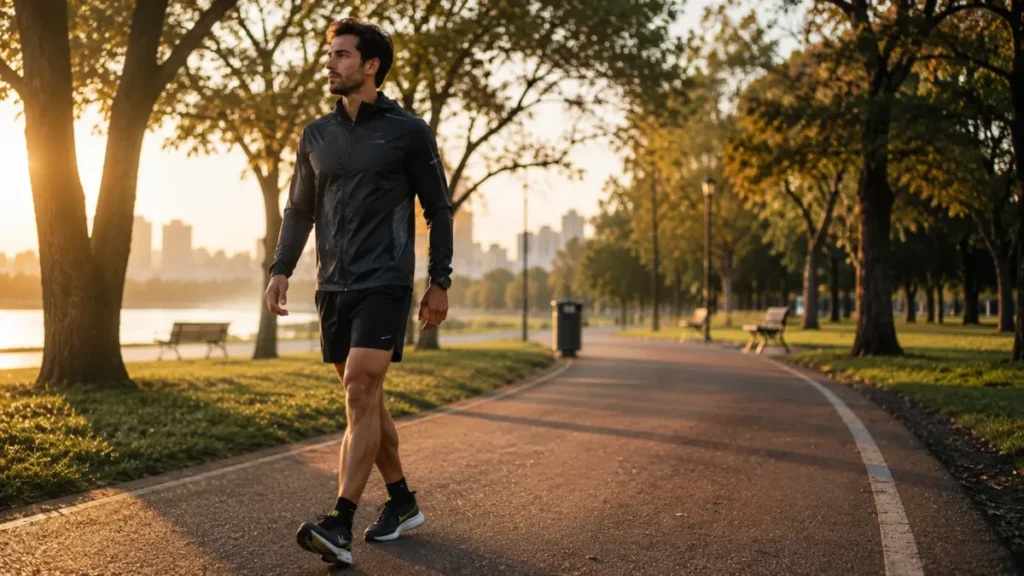 retomar treino de corrida — aquecimento com caminhada nas primeiras semanas de retorno