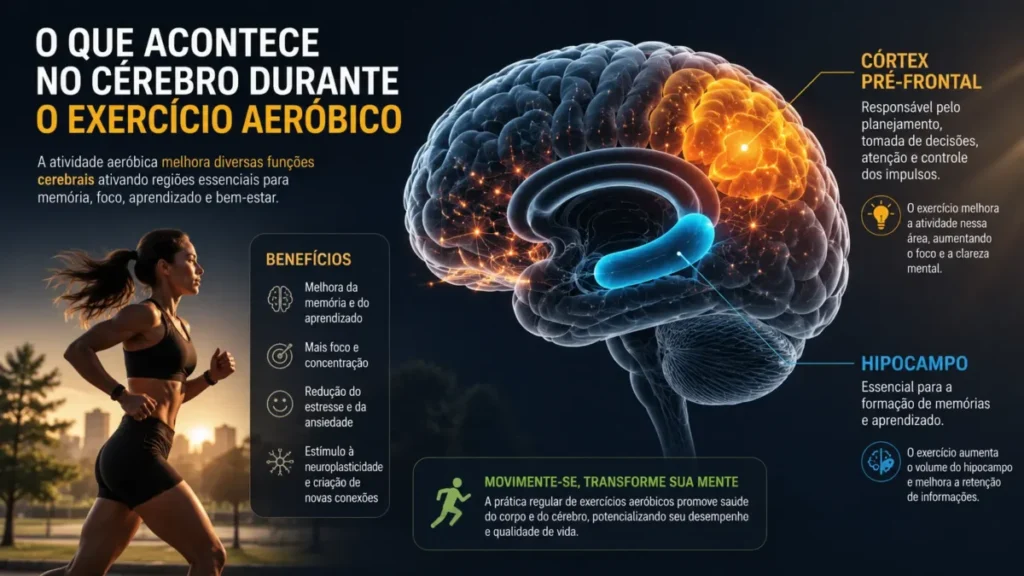 neurociência da corrida e saúde mental — áreas cerebrais ativadas