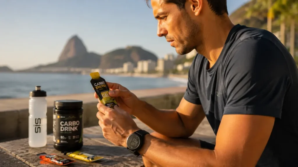 o que tomar antes da maratona — testando suplementos em treinos antes do dia da prova