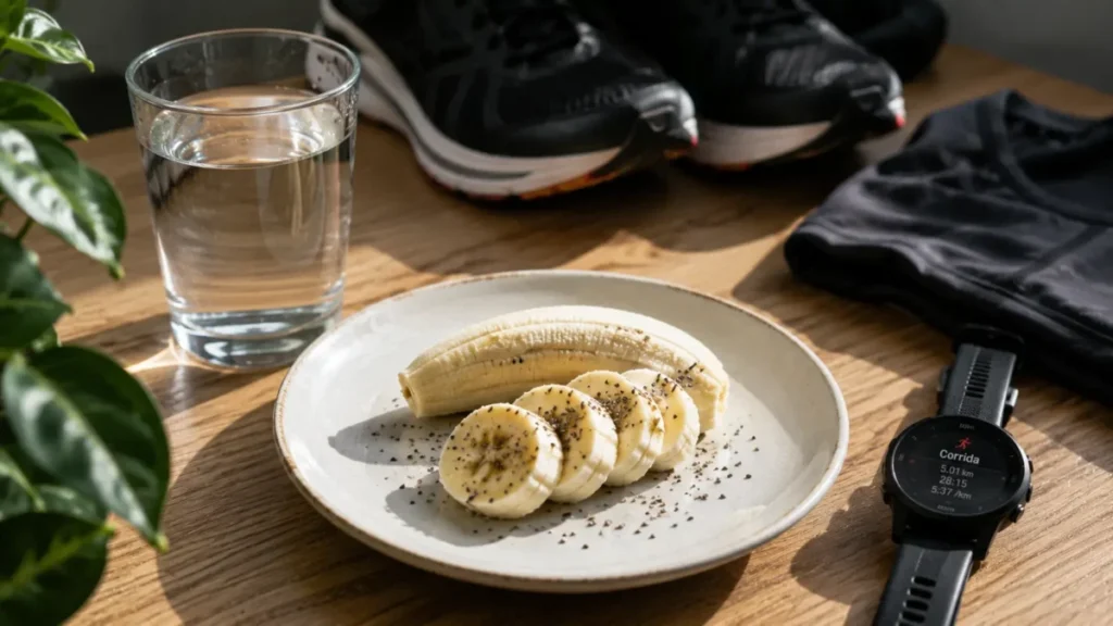alimentação antes de corrida de 5km