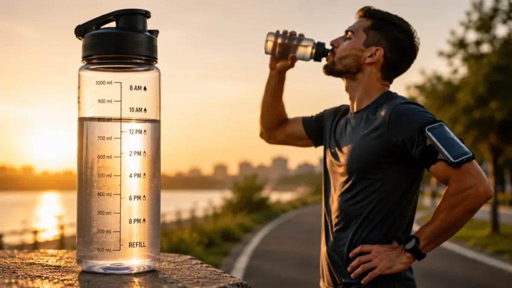 quantos litros de água por dia quem corre precisa beber