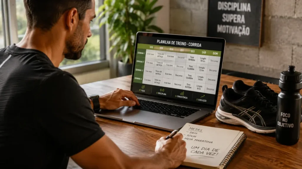 como montar um plano de treino de corrida — estruturar planilha personalizada