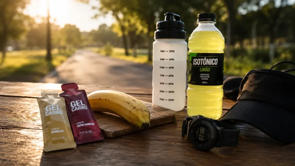 suplementação Asics Golden Run RJ 2026 — kit de nutrição para a prova