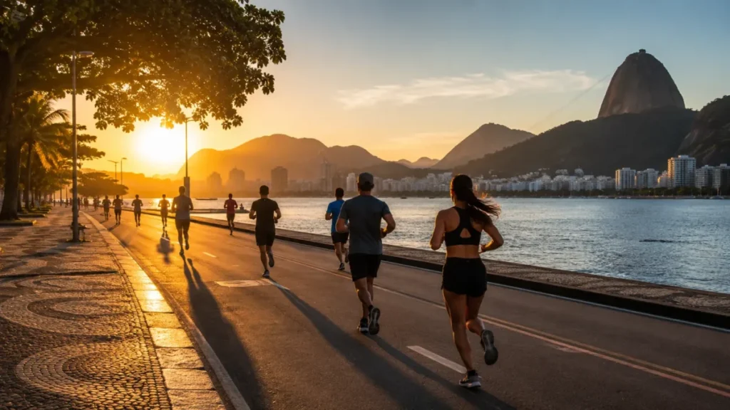 mapa golden run Rio de Janeiro — Aterro do Flamengo e Avenida Infante Dom Henrique