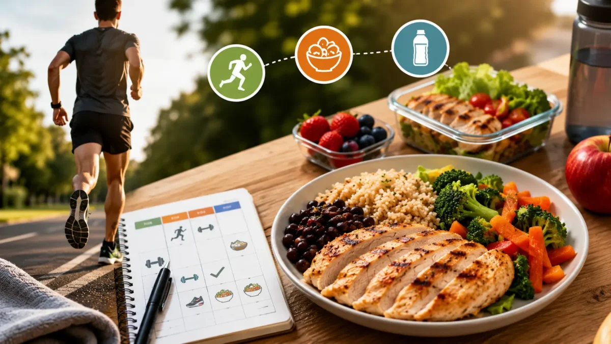 Cardápio Semanal para Corredores: O Que Comer em Cada Dia de Treino