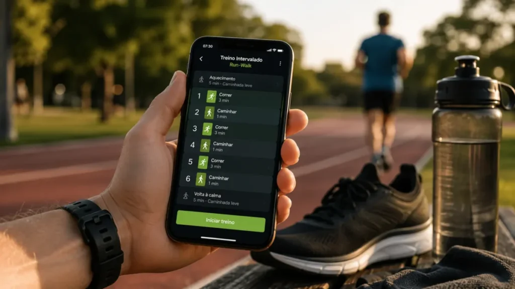 aplicativo configurado para metodo run-walk