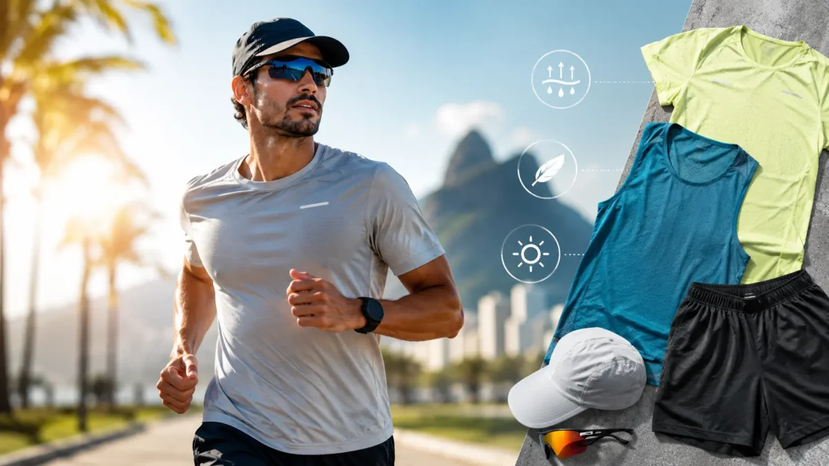 Roupas para Corrida no Calor: O Que Usar Para Não Sofrer no Treino