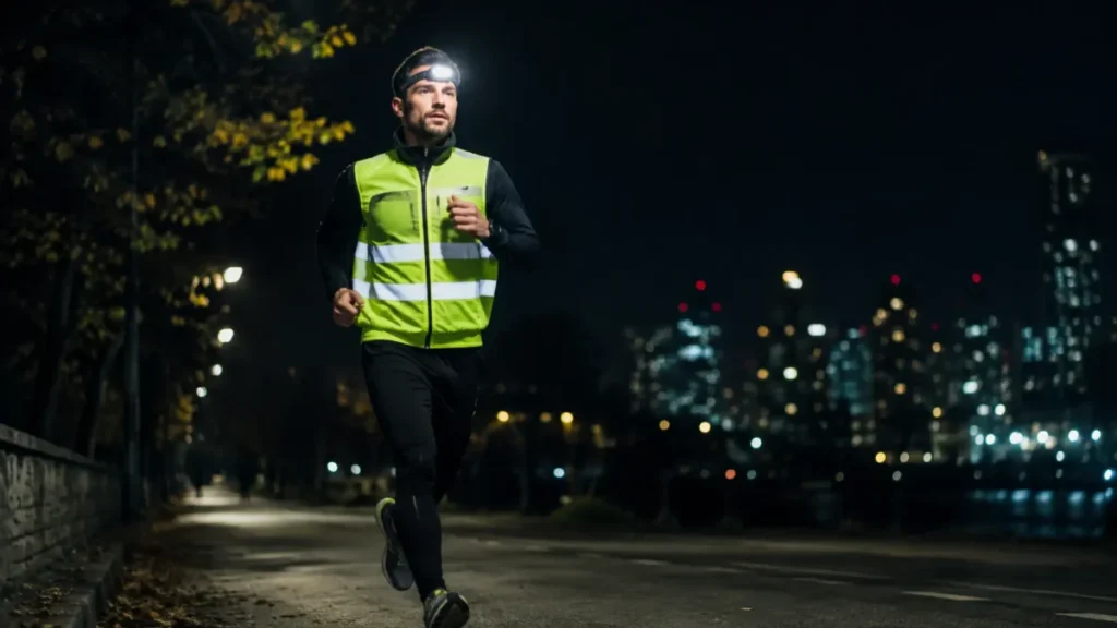 equipamentos essenciais corrida noturna segurança