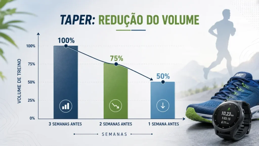 treino para a asics golden run taper redução de volume