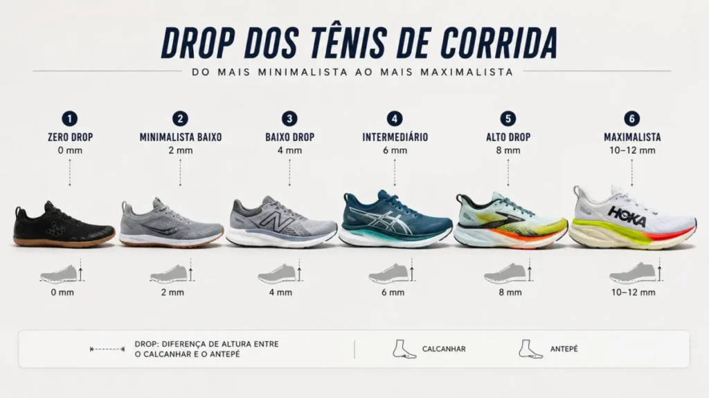 espectro tenis corrida minimalista maximalista drop zero comparativo