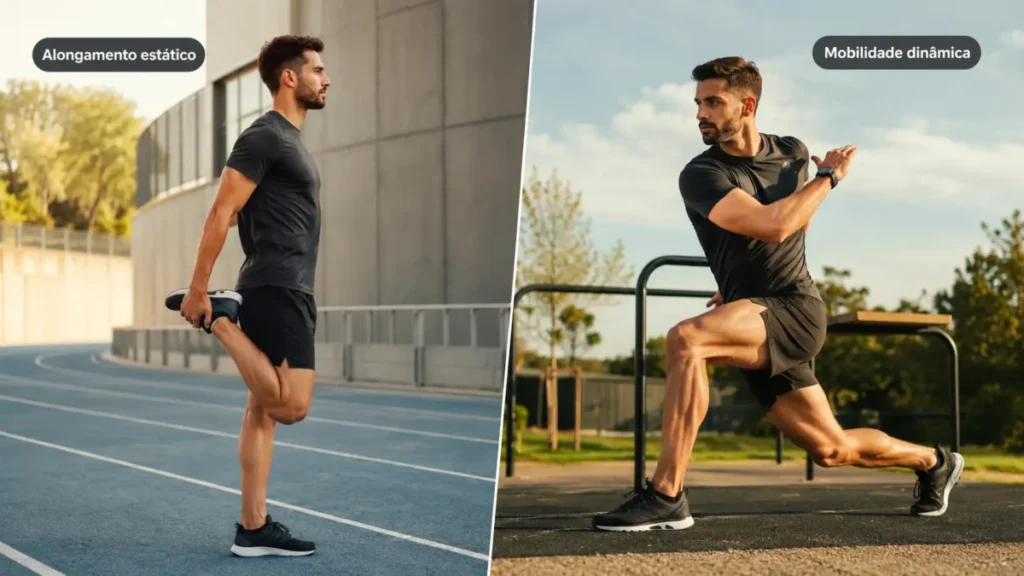 mobilidade articular para corredores diferença alongamento