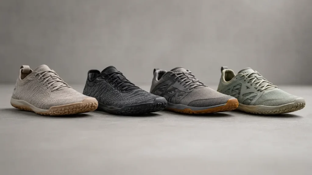 modelos tênis minimalista drop zero corrida opções